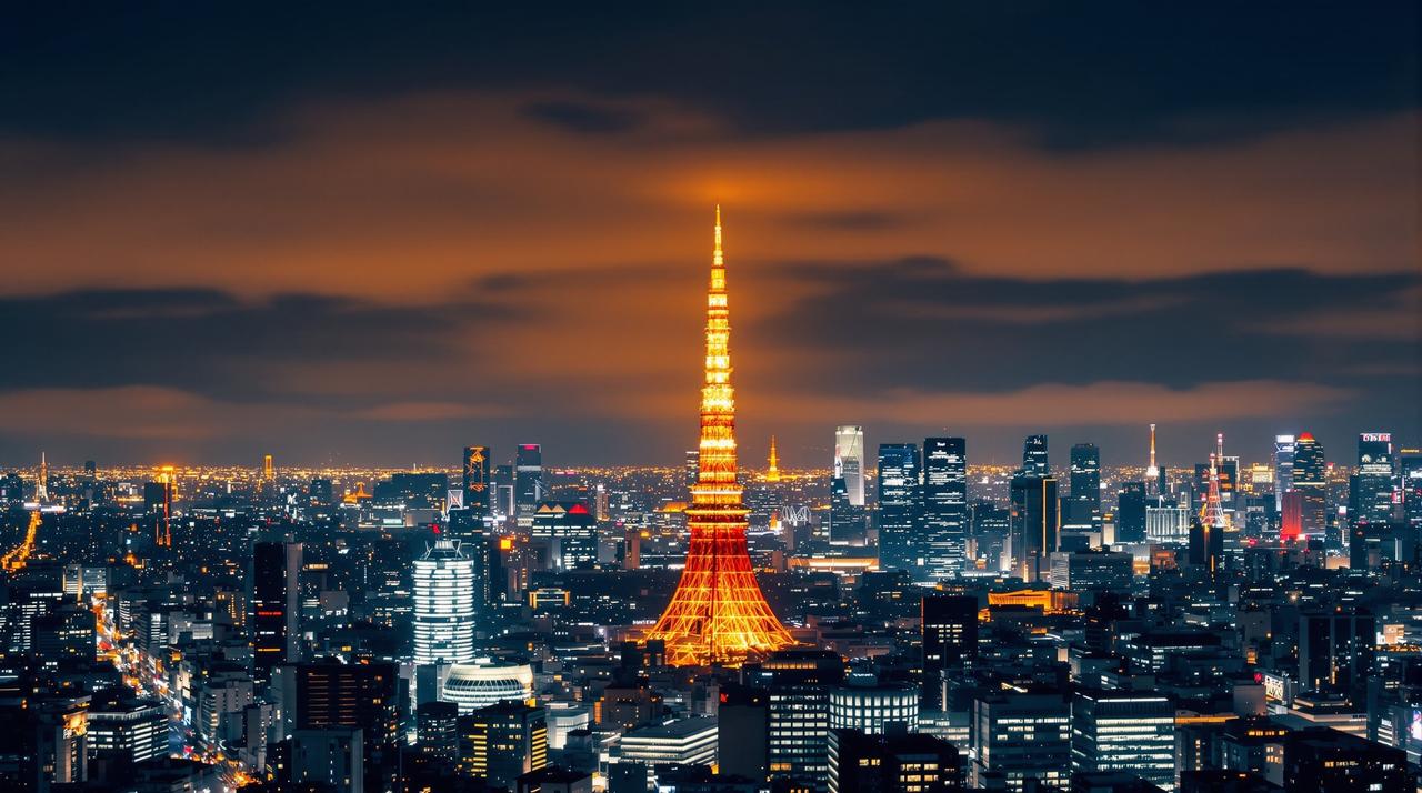 东京塔之巅：俯瞰全球最大都市的璀璨夜景